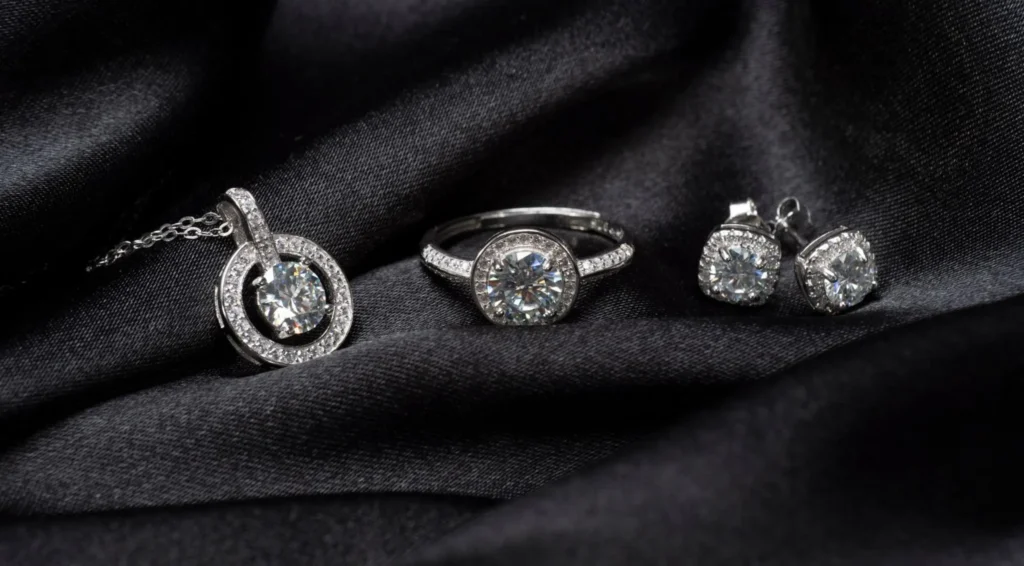 Moissanite stone jewelry